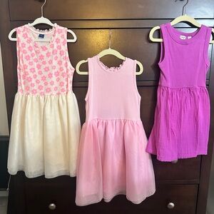 Pink and Purple Kids Dress Set